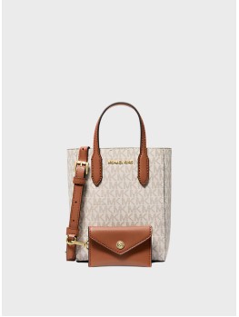 Сумка Michael Kors Vincent Extra-Small Crossbody With Card Case Vanilla Logo