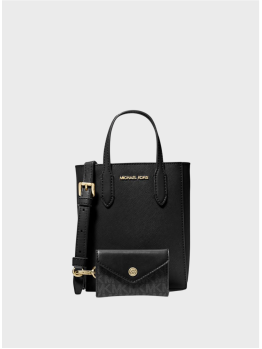 Сумка Michael Kors Vincent Extra-Small Crossbody With Card Case Black/Gold