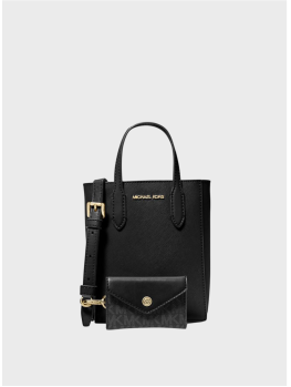 Сумка Michael Kors Vincent Extra-Small Crossbody With Card Case Black/Gold