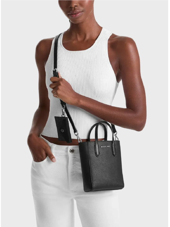 Сумка Michael Kors Vincent Extra-Small Crossbody With Card Case Black