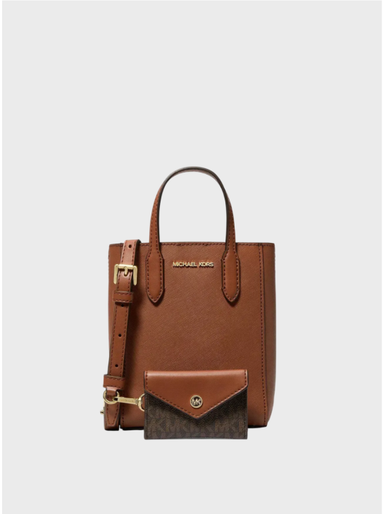 Сумка Michael Kors Vincent Extra-Small Crossbody With Card Case Brown