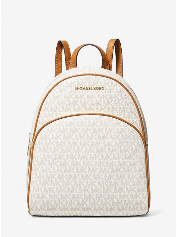 Рюкзак Michael Kors Abbey Medium Leather, Vanilla Logo