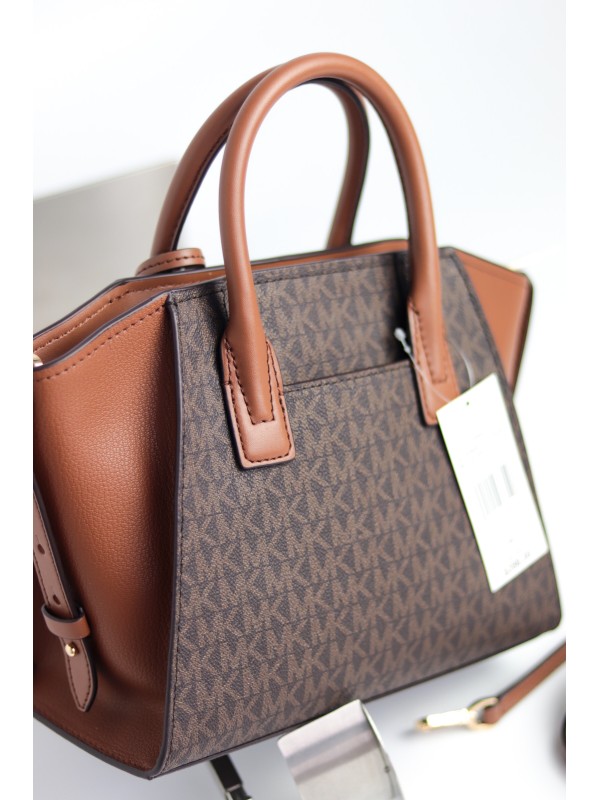 Cумка Michael Kors Avril Medium Handbag Brown Logo