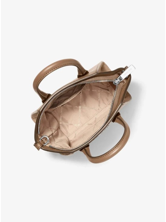 Сумка Michael Kors Avril Extra-Small Leather and Suede Luggage Driftwood