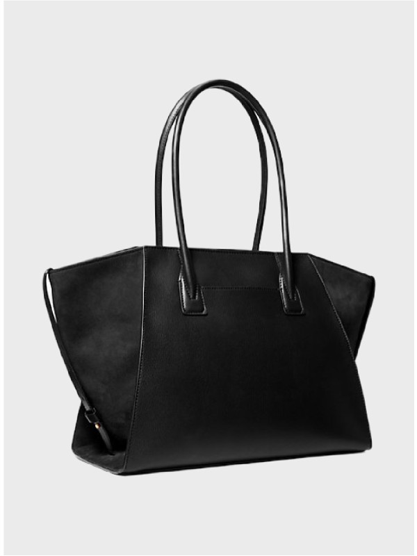 Сумка Michael Kors Avril Large Leather and Suede Tote Black