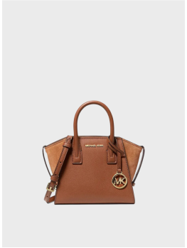 Сумка Michael Kors Avril Extra-Small Leather and Suede Luggage
