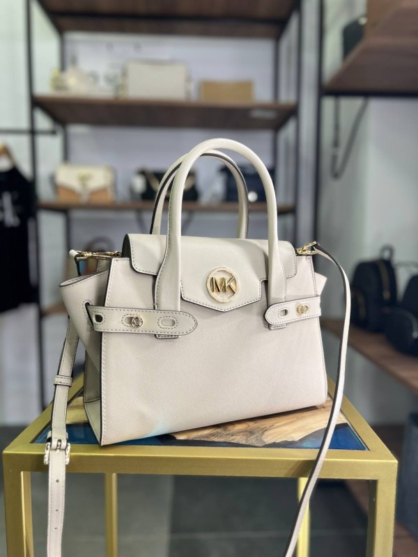 Cумка Michael Kors Carmen Satchel Light Sand