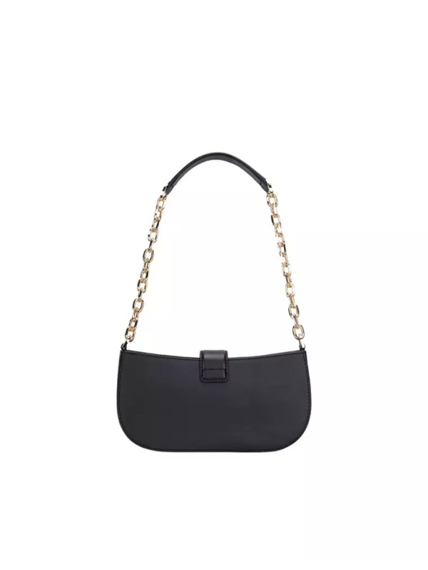 Cумка Michael Kors Carmen Black Small Faux Leather Shoulder Bag