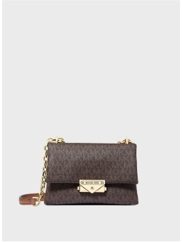 Cумка Michael Kors Cece Mini Shoulder Bag Brown Logo