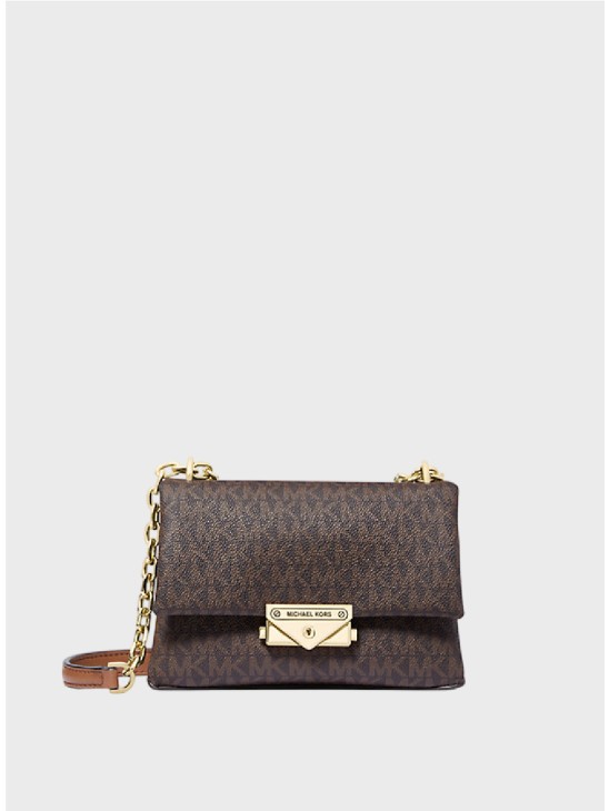 Cумка Michael Kors Cece Mini Shoulder Bag Brown Logo