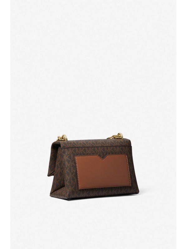 Cумка Michael Kors Cece Mini Shoulder Bag Brown logo