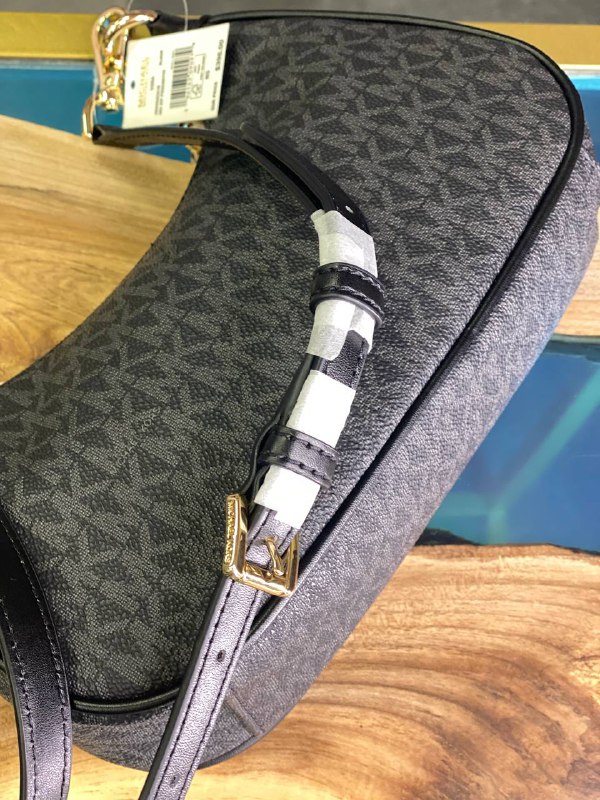 Cумка Michael Kors Cora Hobo Black logo