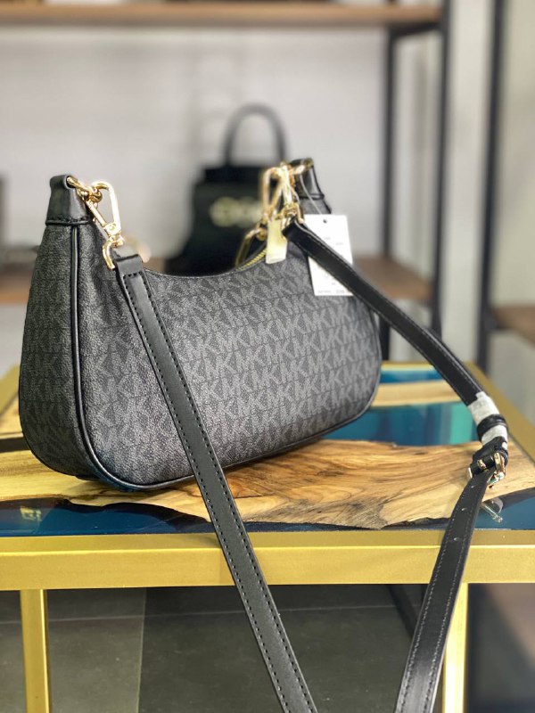 Cумка Michael Kors Cora Hobo Black logo