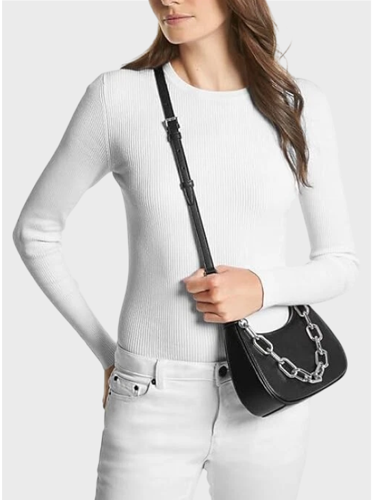 Cумка Michael Kors Cora mini Black silver