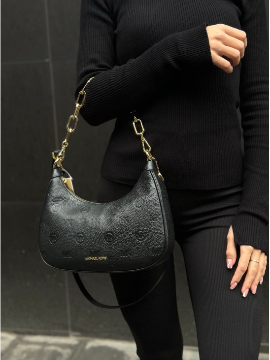Cумка Michael Kors Cora Medium Black Gold