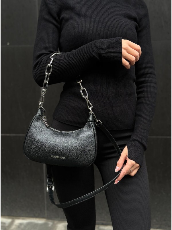 Сумка Michael Kors Cora mini Black silver