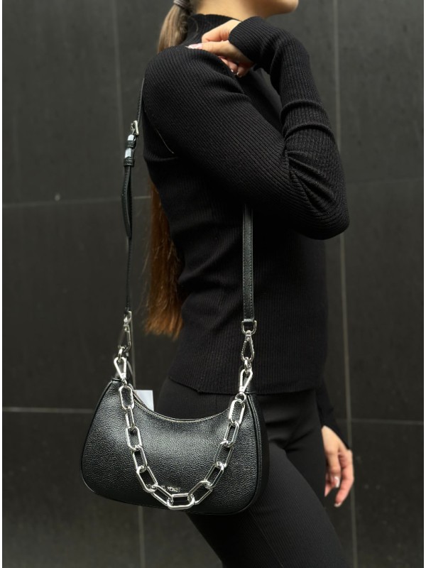 Сумка Michael Kors Cora mini Black silver