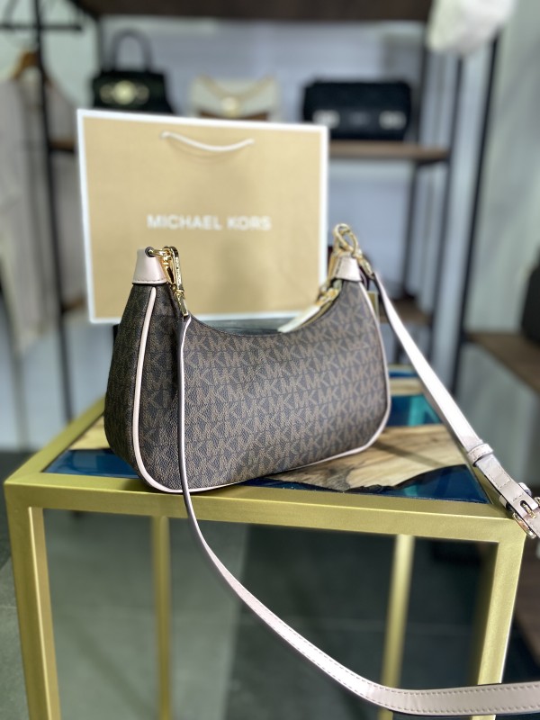 Cумка Michael Kors Cora Hobo Brown logo