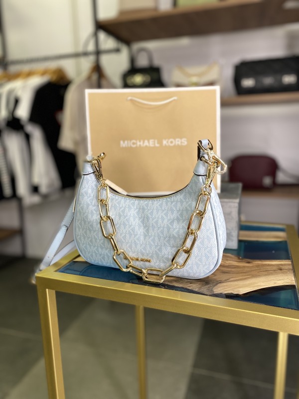 Cумка Michael Kors Cora Hobo Blue logo