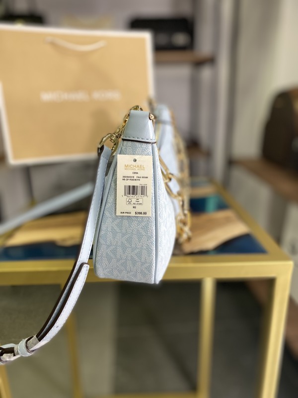 Cумка Michael Kors Cora Hobo Blue logo