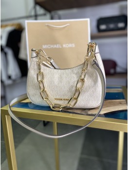 Cумка Michael Kors Cora Hobo Beige logo