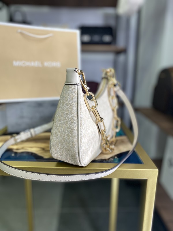 Cумка Michael Kors Cora Hobo Beige logo