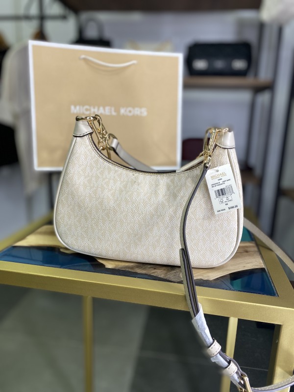 Cумка Michael Kors Cora Hobo Beige logo