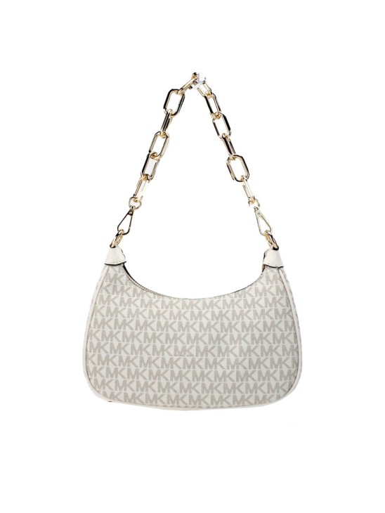 Cумка Michael Kors Cora Hobo Mini, White Logo