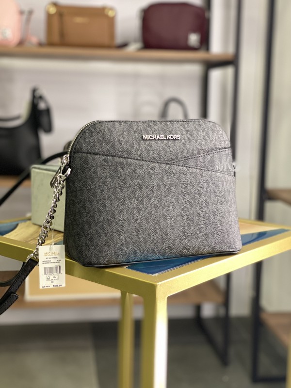 Cумка Michael Kors Dome Black logo