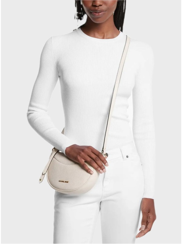 Cумка Michael Kors Dover Half Moon Mini White