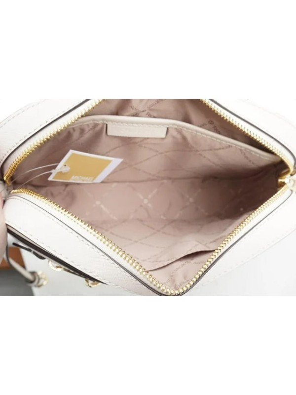 Cумка Michael Kors East West Zip Chain Crossbody Cream