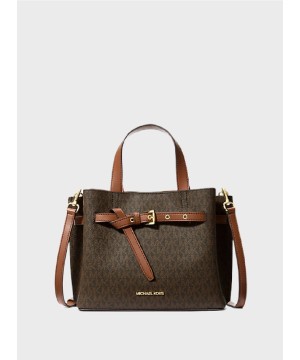 Cумка Michael Kors Emilia Small Brown Logo