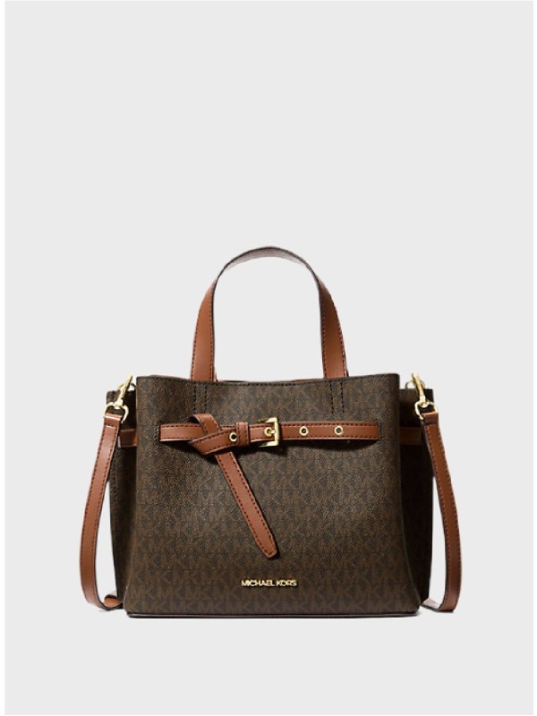 Cумка Michael Kors Emilia Small Brown Logo