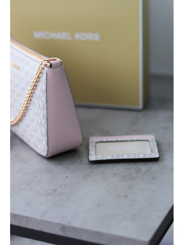 Подарочный набор Michael Kors Gift box Jet Set travel+cardholder Vanilla logo