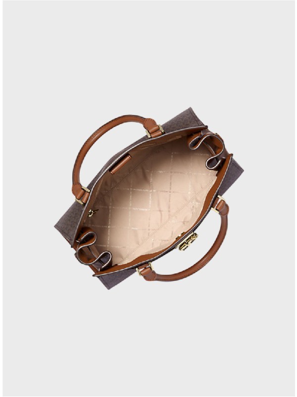 Сумка Michael Kors Hamilton Large Brown Logo