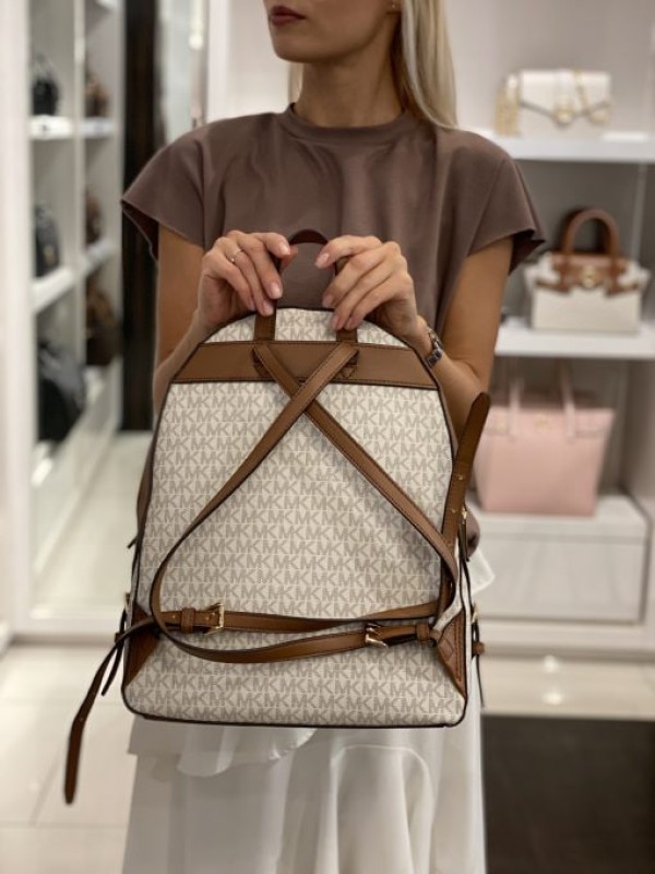 Рюкзак Michael Kors Jaycee Large, Vanilla Logo