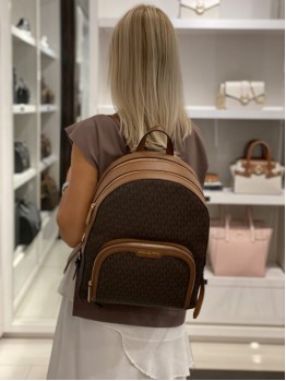 Рюкзак Michael Kors Jaycee Large, Brown Logo