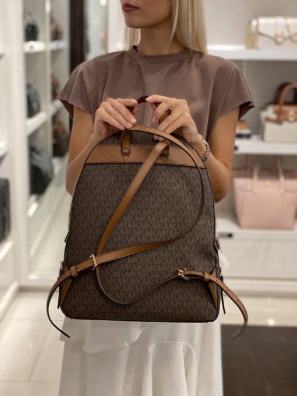 Рюкзак Michael Kors Jaycee Large, Brown Logo