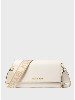 Сумка клатч Michael Kors Jet Set Item Leather Crossbody Cream