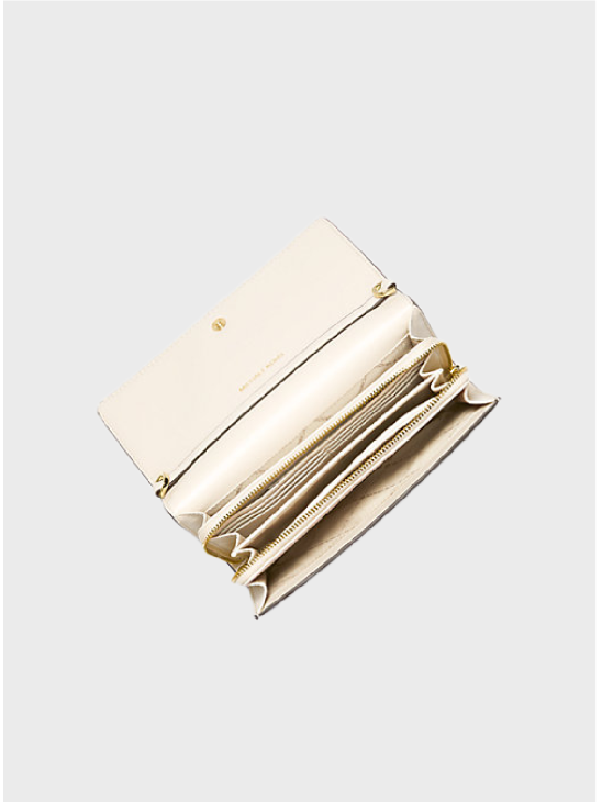 Сумка клатч Michael Kors Jet Set Item Leather Crossbody Cream