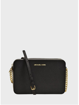 Cумка Michael Kors Jet Set Crossbody Black Gold