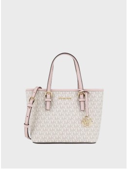 Сумка Michael Kors Jet Set Travel Powder Blush Multi Logo
