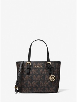 Cумка Michael Kors Jet Set Travel XS Tote Brown Black