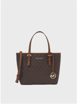 Cумка Michael Kors Jet Set Travel XS Tote Brown logo