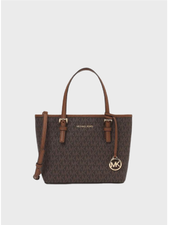 Cумка Michael Kors Jet Set Travel XS Tote Brown logo