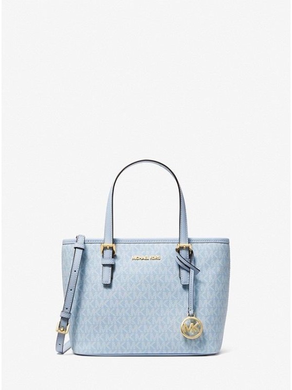 Cумка Michael Kors Jet Set Travel XS Tote Light Blue logo