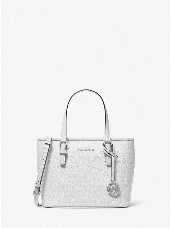 Cумка Michael Kors Jet Set Travel XS Tote white logo