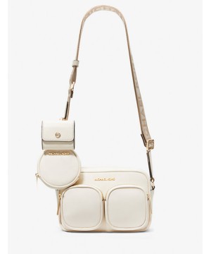 Сумка Michael Kors Jet Set Medium Leather Crossbody Bag White