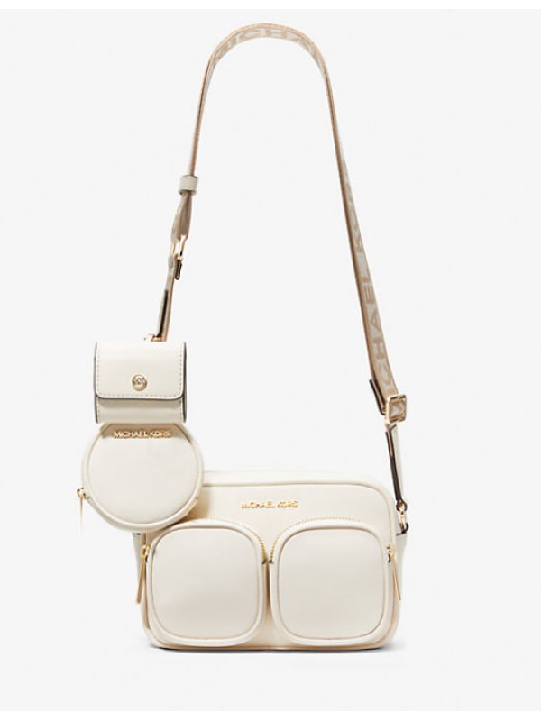 Сумка Michael Kors Jet Set Medium Leather Crossbody Bag White