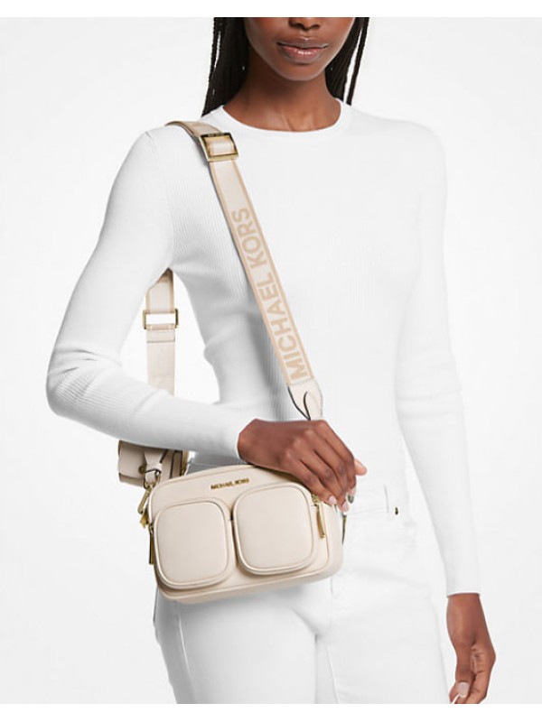 Сумка Michael Kors Jet Set Medium Leather Crossbody Bag White